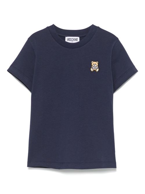 T-shirt bambino maniche corte MOSCHINO KID-TEEN | HUM05ELAA0240016